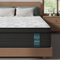 Sleepmax King Size Mattress 14 Inch - Deep Sleep Hybrid Mattress for Pain Relieving - Deluxe Cooling Bed in a Box for Back & Side Sleepers - CertiPUR-US Certified, 365-Night Trial, Forever Warranty