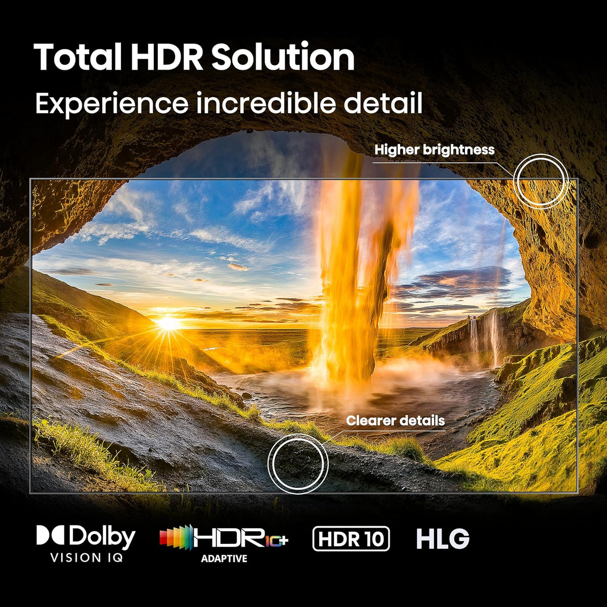 Hisense 65" Class U6 Series Mini-LED 4K UHD Smart Fire TV (65U65QF, 2025 Model) - QLED, Native 144Hz, HDR10+, Dolby Vision IQ, Dolby Atmos, Game Mode Pro, ALLM, Alexa Built in, Black