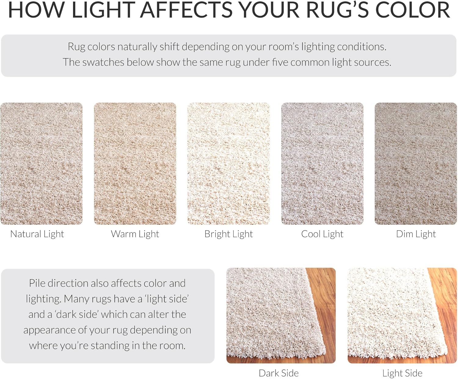 SAFAVIEH Area Rug 8x10 - California Shag Collection - Large - Beige, Non-Shedding & Easy to Clean, Ultra Plush Thick Pile, Ideal for Living Room, Bedroom, Dining Space (SG151-1313)