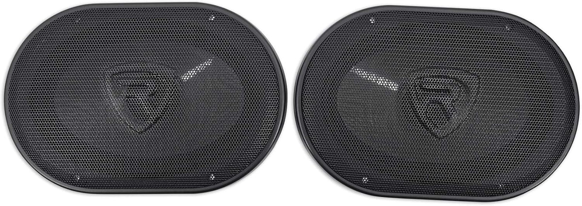 Rockville RV68.2C Bundle: (4) 6x8 / 5x7 Component Car Speakers 1800W Peak/340W RMS, RXA-F1 4-Channel Amplifier, RWK42 4 Gauge Amp Wiring Kit with RCA Cables, for Car Audio Systems, 6-Items