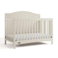 Graco Paris 4-in-1 Convertible Crib – GREENGUARD Gold Certified, Converts to Toddler Bed and Daybed, Fits Standard Full-Size Crib Mattress, Adjustable Mattress Support Base (Frosted Oat)