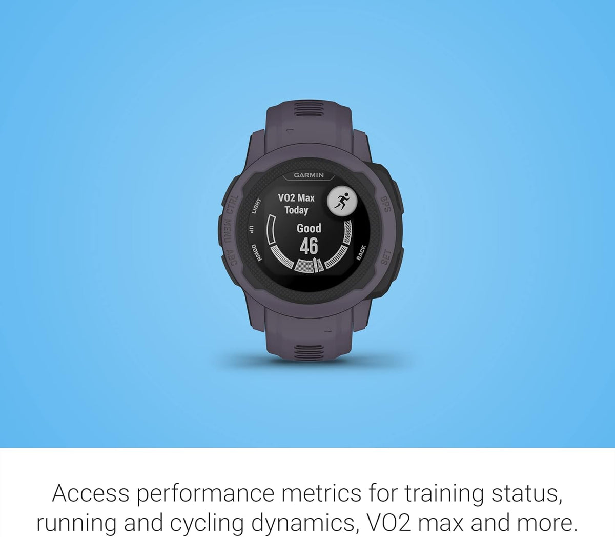 Garmin Instinct 2S, Smaller-Sized GPS Outdoor Watch, Multi-GNSS Support, Tracback Routing, Deep Orchid (Renewed), 40 MM