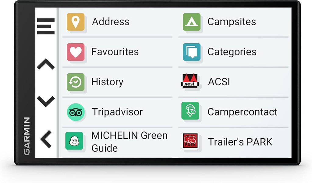 Garmin Camper 795 MT-D EU - Navigation Device Display for Motorhomes/Caravans, Pre-Installed 3D Maps for Europe and South Africa, Real Time Traffic Info, Campsite Database, 7 Inch