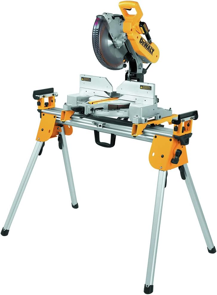 DEWALT Miter Saw Stand, Compact, 40" Beam Extends, Holds up to 500 lbs (DWX724)
