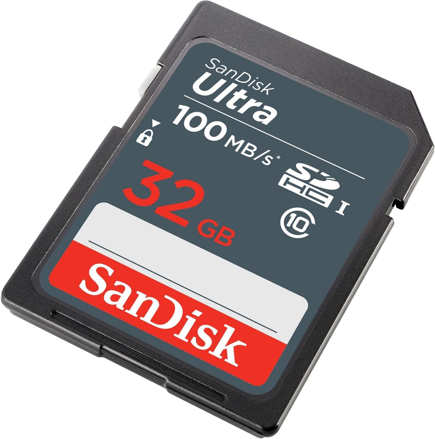 SanDisk 32GB Ultra 100MBs SDHC Memory Cards, 6-Pack, Bundle with Green Extreme USB 3.0 Type-A and Type-C OTG Card Reader