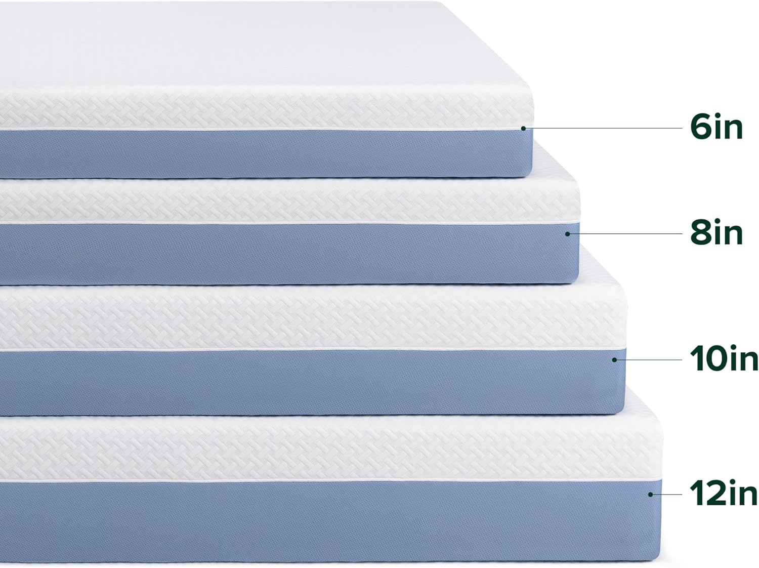 Zinus 10 Inch Queen Cooling Essential Memory Foam Mattress NewVersion, Fiberglass Free, Medium Feel, Breathable Cooling Layers, Certified Safe Materials