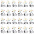 Amico 24 Pack 4 Inch 5CCT Ultra-Thin LED Recessed Ceiling Light with Junction Box, 2700K/3000K/3500K/4000K/5000K Selectable, 10W Eqv 60W, Dimmable Can Light, 800LM High Brightness Downlight - ETL&FCC