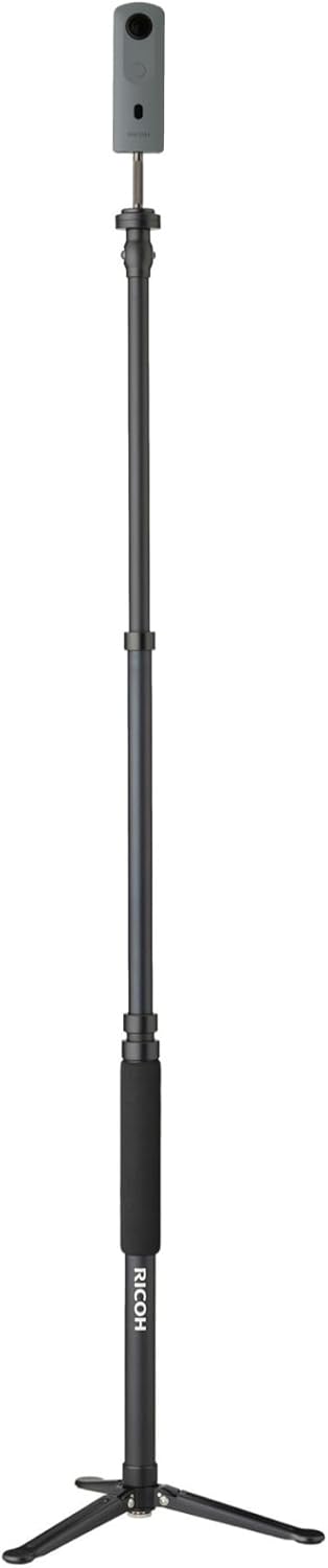 Ricoh Theta Stand TD-1 : Compact Stable and Versatile monopod Stand that is Compatible with All Theta Models. (910821)
