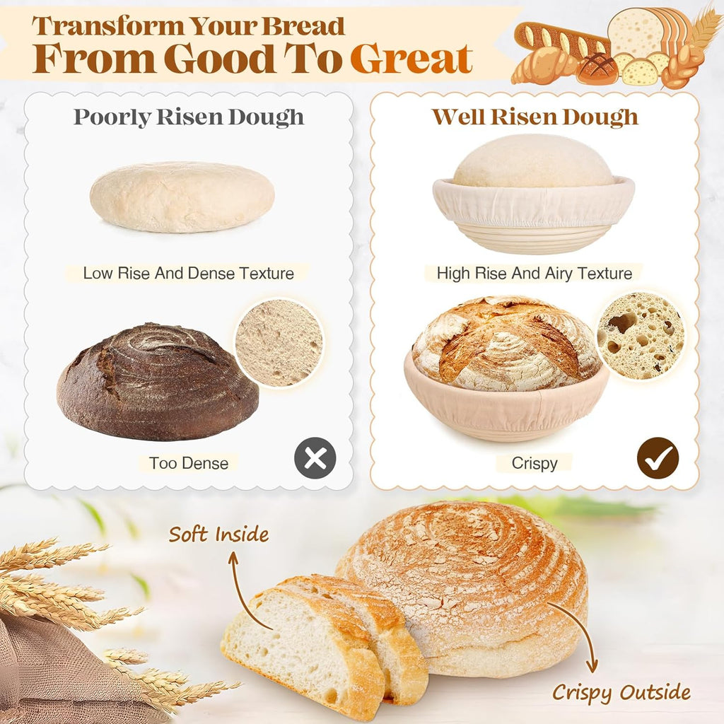 Sourdough Starter Kit with Dutch Oven, Sourdough Bread Baking Supplies, Sour Dough Starter Kits, Sourdough Accessories, Sour Dough Tools Sourdough Tools Kit Dutch Oven for Sourdough Bread Baking