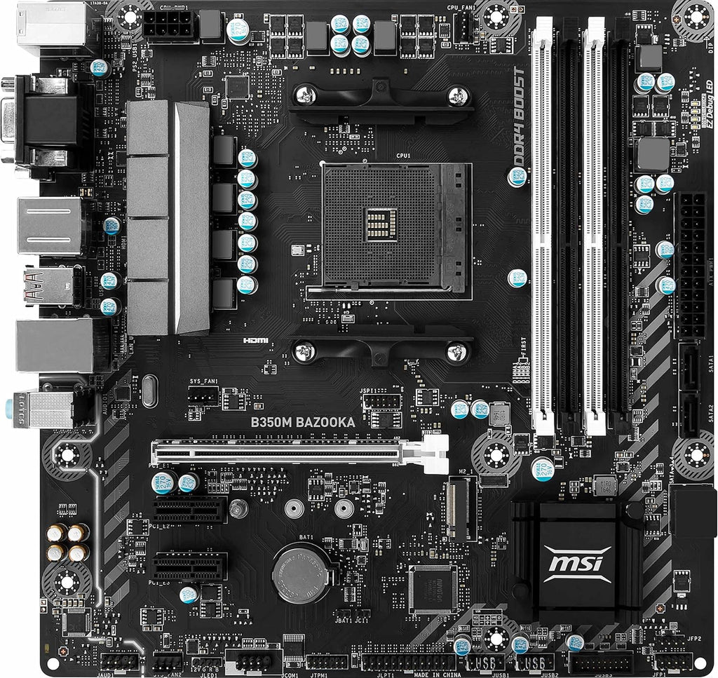 MSI Gaming AMD Ryzen B350 DDR4 VR Ready HDMI USB 3 CFX Micro-ATX Motherboard