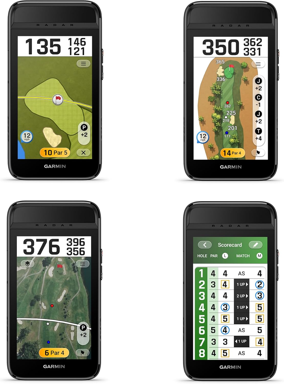 Garmin Approach G82 Launch Monitor and Premium GPS Golf Handheld, 5-Inch Touchscreen, Built-in Radar, Putting Metrics, Virtual Caddie, 43000 Preloaded Courses Bundle