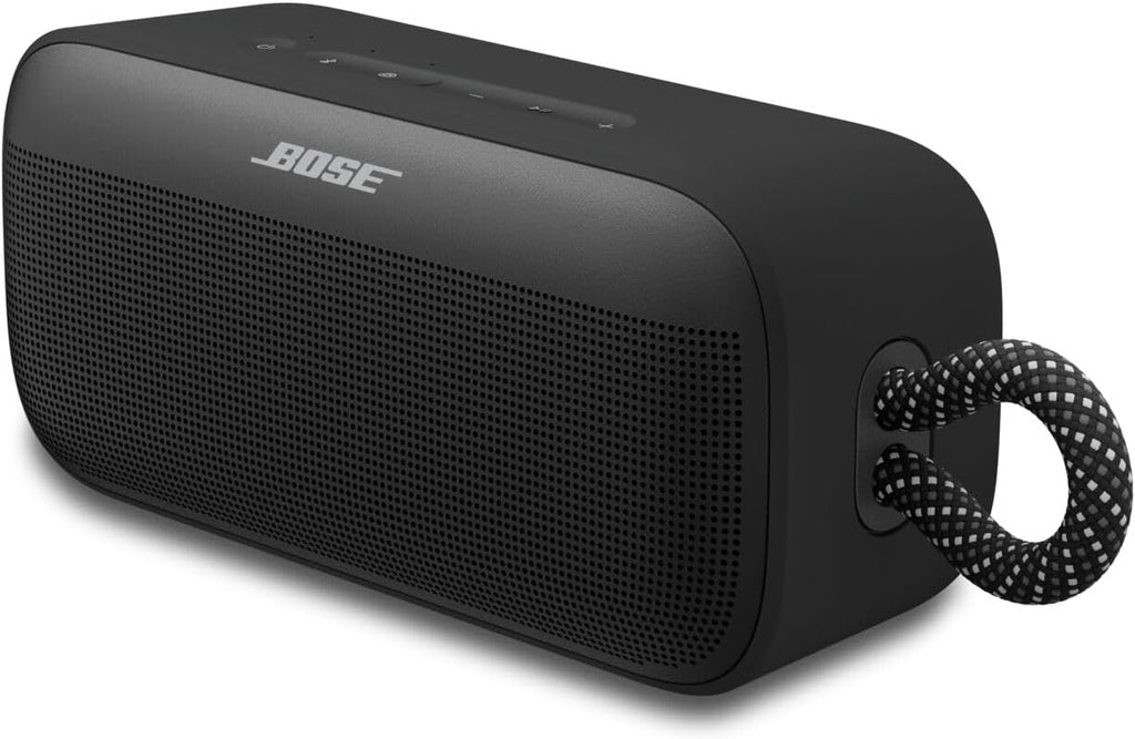 Bose SoundLink Plus Portable Bluetooth Speaker, Wireless Outdoor Speaker, Up to 20 Hours Battery Life, Waterproof and Dustproof, Black