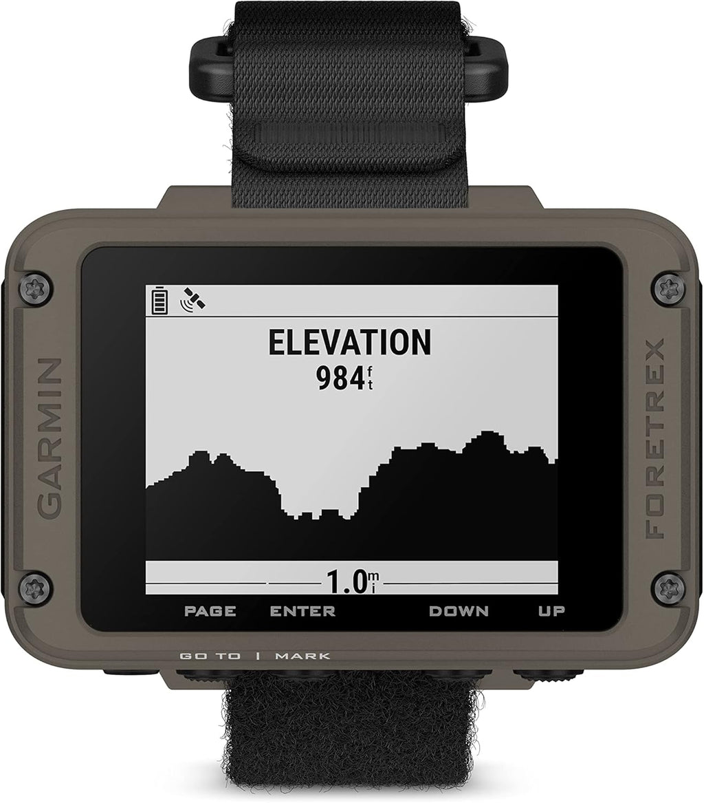 Garmin Foretrex 901 Wrist-Mounted GPS Navigator with Strap, Ballistic Edition with AAA Batteries and E-Bank Bundle