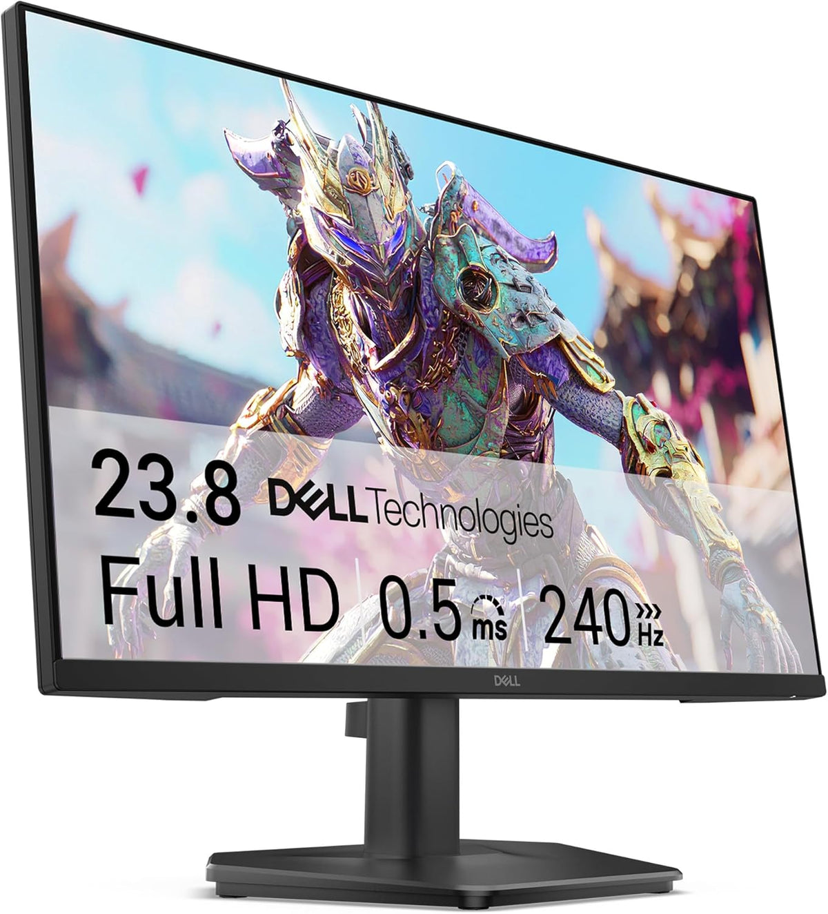 Dell 24 240Hz Gaming Monitor - SE2426HG - 23.8-inch FHD (1920x1080) 240Hz Display, in-Plane Switching (IPS) Technology, AMD FreeSync™ Premium, TÜV 3-Star, 2X HDMI, DisplayPort 1.4, Tilt