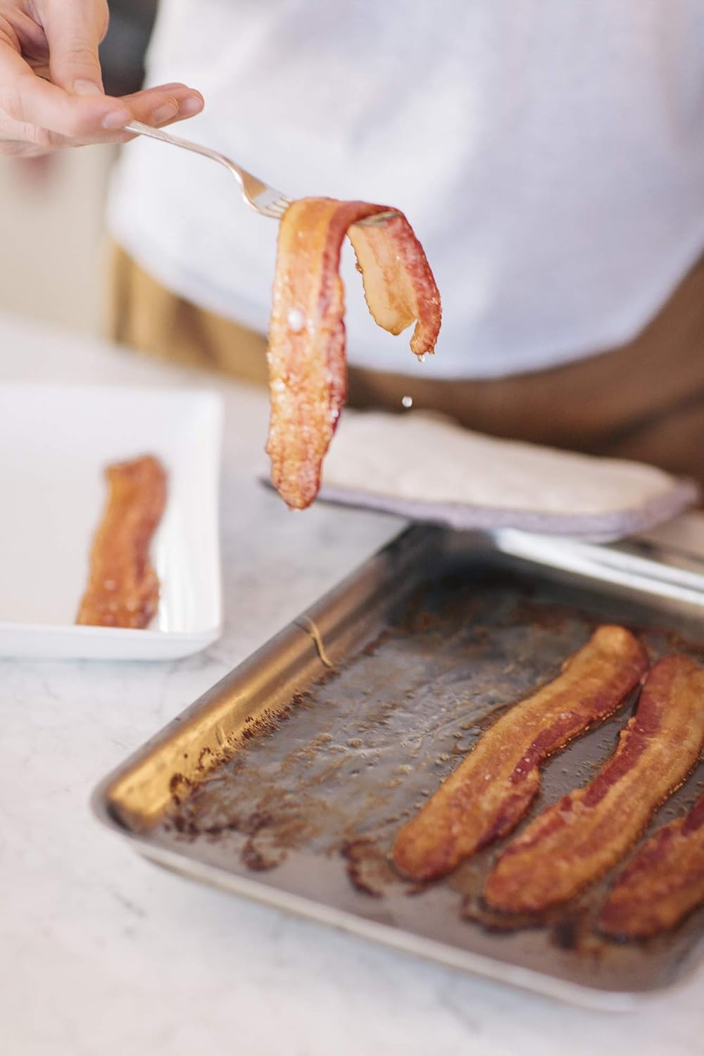 360 Stainless Steel Jelly Roll Pan, Handcrafted in the USA, 5 Ply, Surgical Grade Stainless Bakeware, Dishwasher Safe, Professional Grade, Use as Baking Pan, Roasting Pan (14"x10")