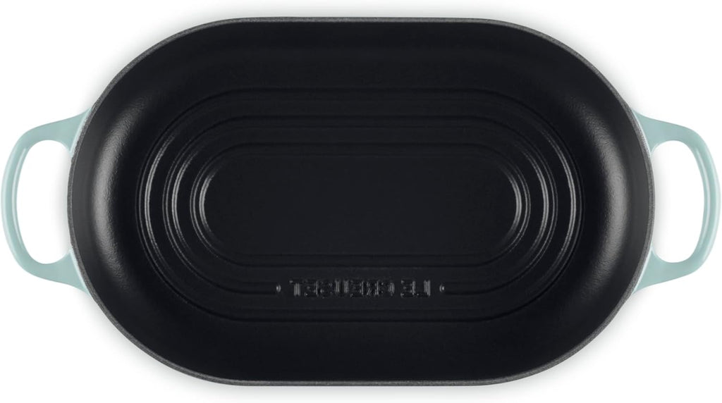 Le Creuset Enameled Cast Iron Signature Oval Bread Oven, 11.5 inch, Sea Salt