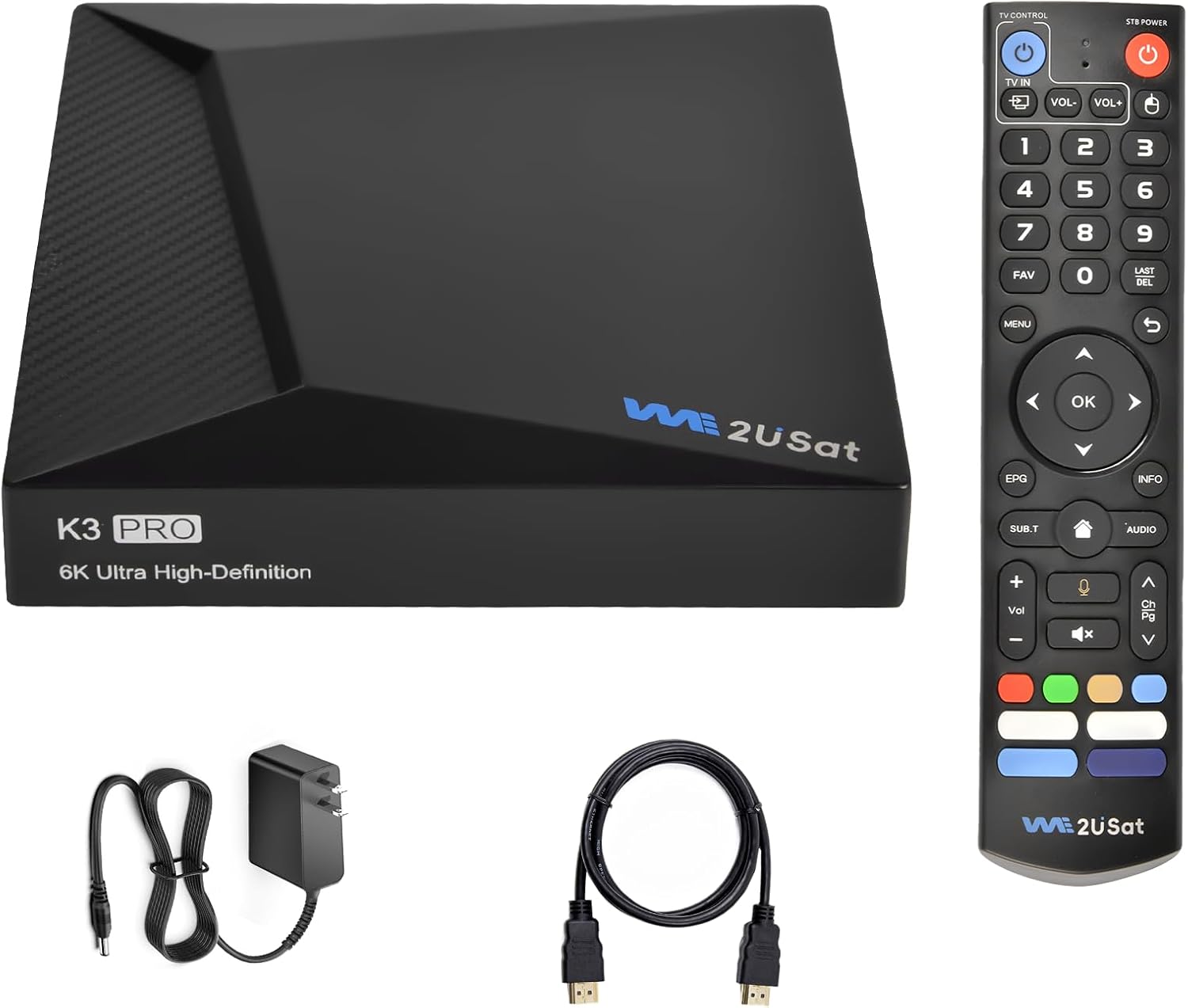 K3 Pro 6K UHD Smart Media Player, 4GB RAM+32GB ROM, Remote Control, HDMI Cable, WiFi-6