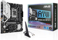 ASUS B760M-AYW WiFi D4 II Intel® B760 (LGA 1700) microATX mATX Motherboard, PCIe 5.0 x16 Support, Two M.2 Slots, DDR4, Realtek 2.5Gb Ethernet, Wi-Fi 6, HDMI, SATA 6 Gbps, Front USB 5Gbps, Aura Sync