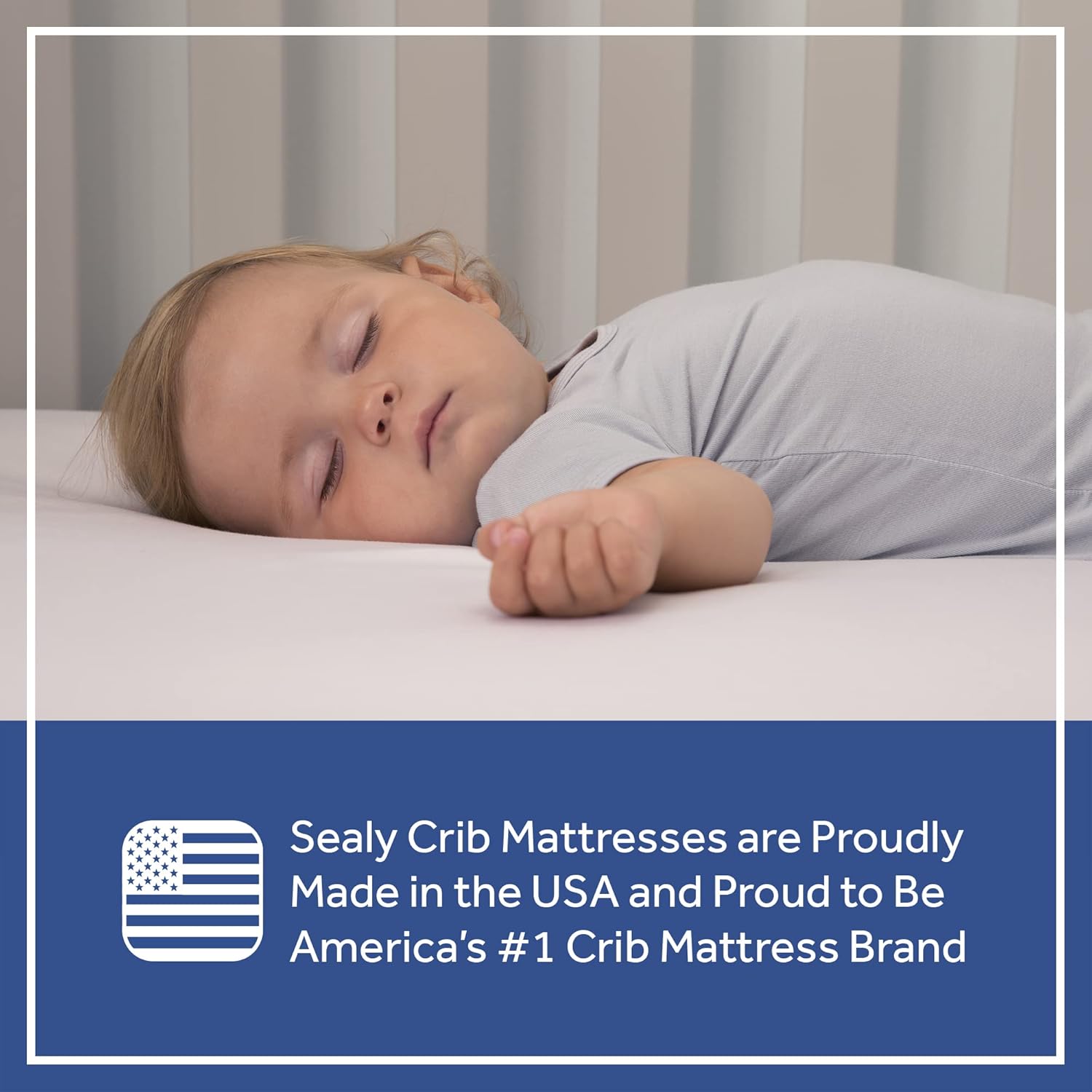 Sealy Baby 2 Cool 2 Stage Breathable Crib Mattress GREENGUARD Gold Certified, Made in USA, Premium Extra Firm Cooling Foam, Toddler Bed Fit, Non Toxic, Safety & Quality Tested, 52x28"