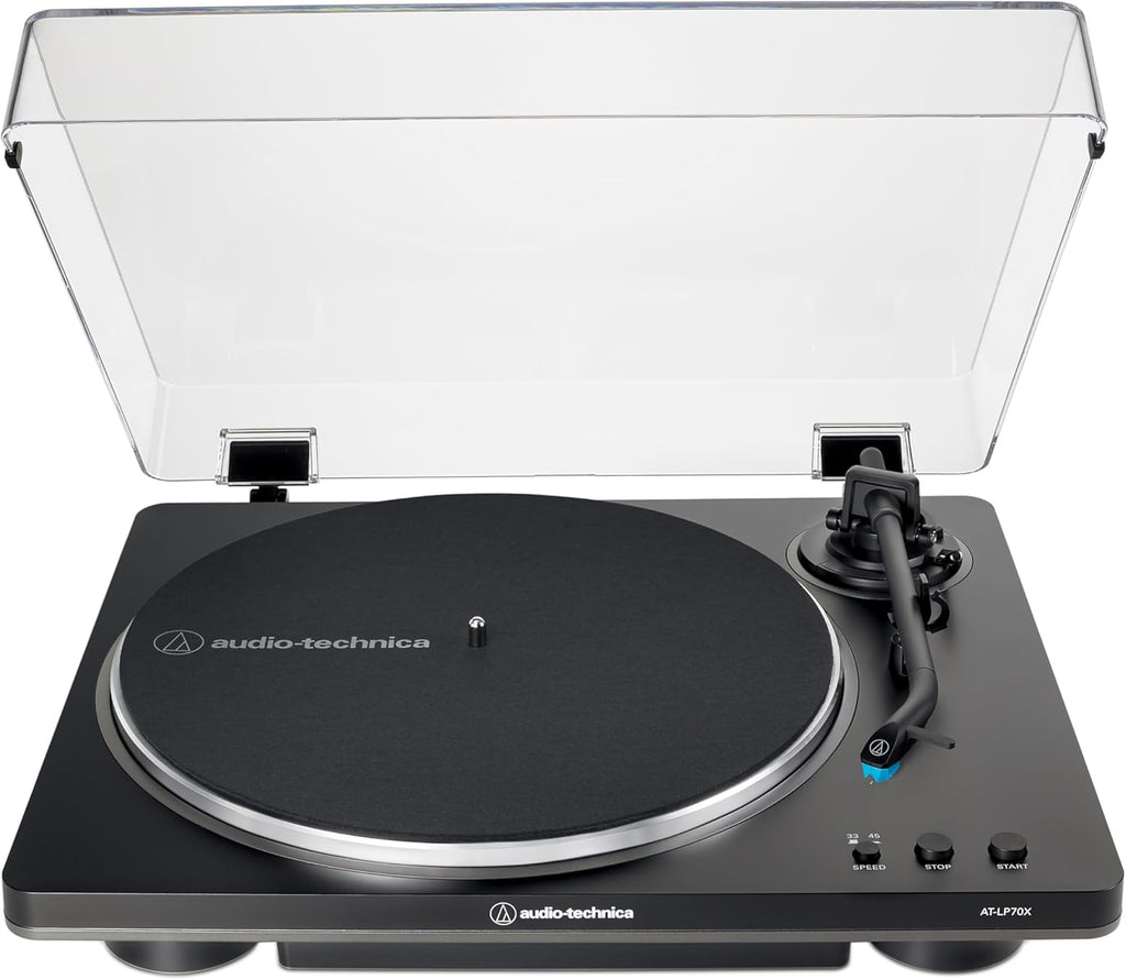Audio-Technica AT-LP70X Automatic Turntable (Black/Grey)