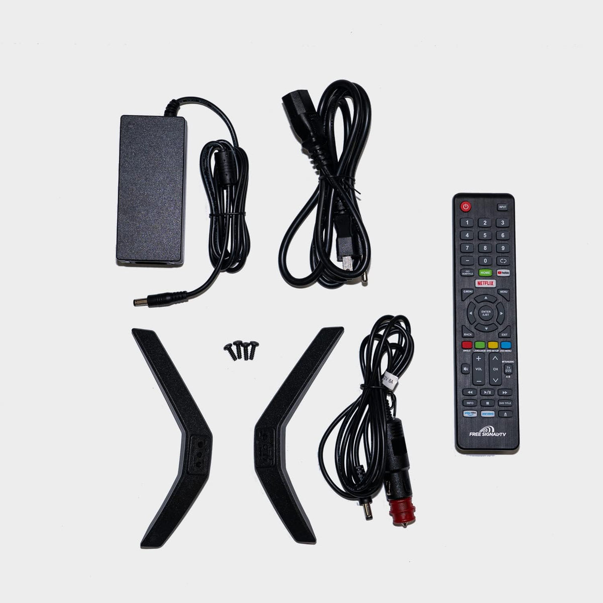 FREE SIGNAL TV Transit Platinum 12 Volt Smart TV, 28 inch TV with DVD Player, Pre-Download Apps, Bluetooth/Wifi Included, AC/DC Power with 1080P HD Resolution, HDMI/USB, Use in RVs, Campers, and Boats