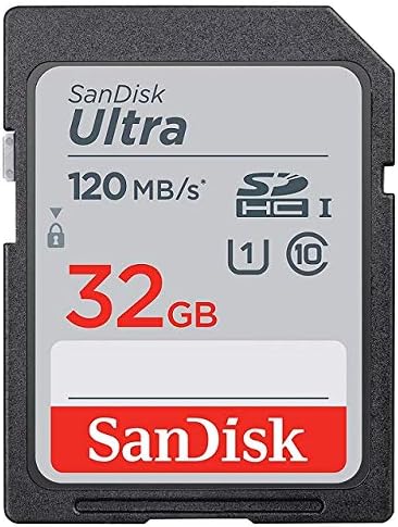 SanDisk 32GB Ultra SDHC UHS-I Class 10 Camera Card 120MB/s U1, Full HD, SD. C10 SDSDUN4-032G (10 Pack) Bundle with (1) GoRAM USB 3.0 Reader (32GB)
