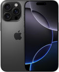 Apple iPhone 16 Pro Max, 256GB, Black Titanium - Unlocked (Renewed)