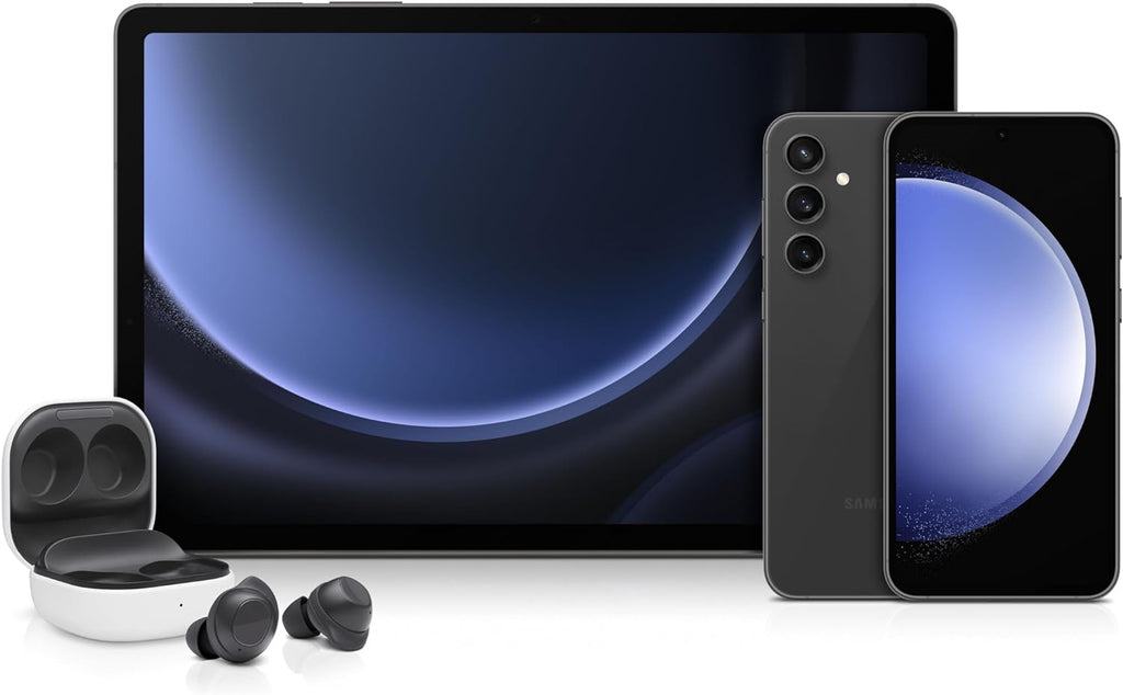 Samsung Galaxy Buds FE True Wireless Bluetooth Earbuds, Comfort and Secure in Ear Fit, Auto Switch Audio, Touch Control, Built-in Voice Assistant, Graphite US Version, 1Yr Manufacturer Warranty