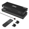 TESmart 16×1 HDMI Switch 16 in 1 Out 4K HDMI Switcher with IR Remote 4K@60hz 16 Port HDMI Switch Box HDCP 2.2,Auto Switch,19-inch Rack-Ears Mount,LAN Port Control,Auto Scan Switch