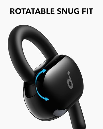 Soundcore V20i by Anker Open-Ear Headphones, Adjustable Ear Hooks Work by Anker, Portable AI Voice Recorder