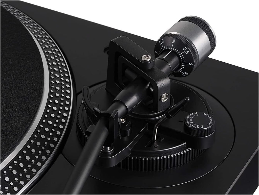 Audio-Technica AT-LP120XBT-USB-BK Wireless Direct-Drive Turntable (Analog, Wireless & USB), Fully Manual, 3 Speed, Convert Vinyl to Digital, Built-in Pre-Amp, Black