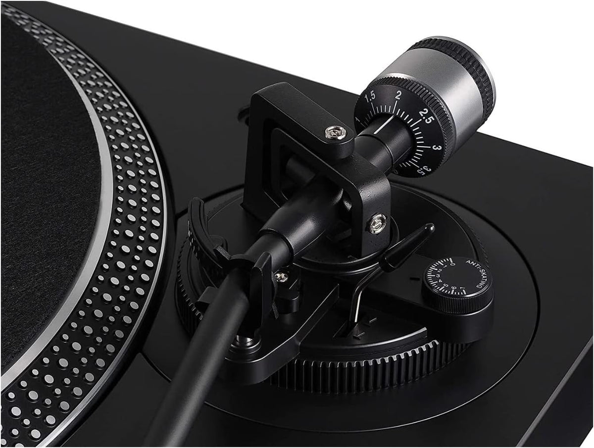Audio-Technica AT-LP120XBT-USB-BK Wireless Direct-Drive Turntable (Analog, Wireless & USB), Fully Manual, 3 Speed, Convert Vinyl to Digital, Built-in Pre-Amp, Black
