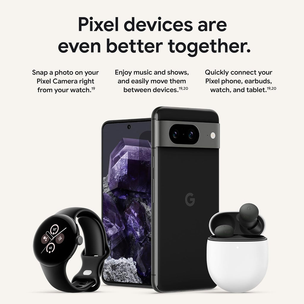 Google Pixel 8 (Renewed Premium) - Unlocked Android Smartphone with Advanced Pixel Camera, 24-Hour Battery, and Powerful Security - Hazel - 128 GB