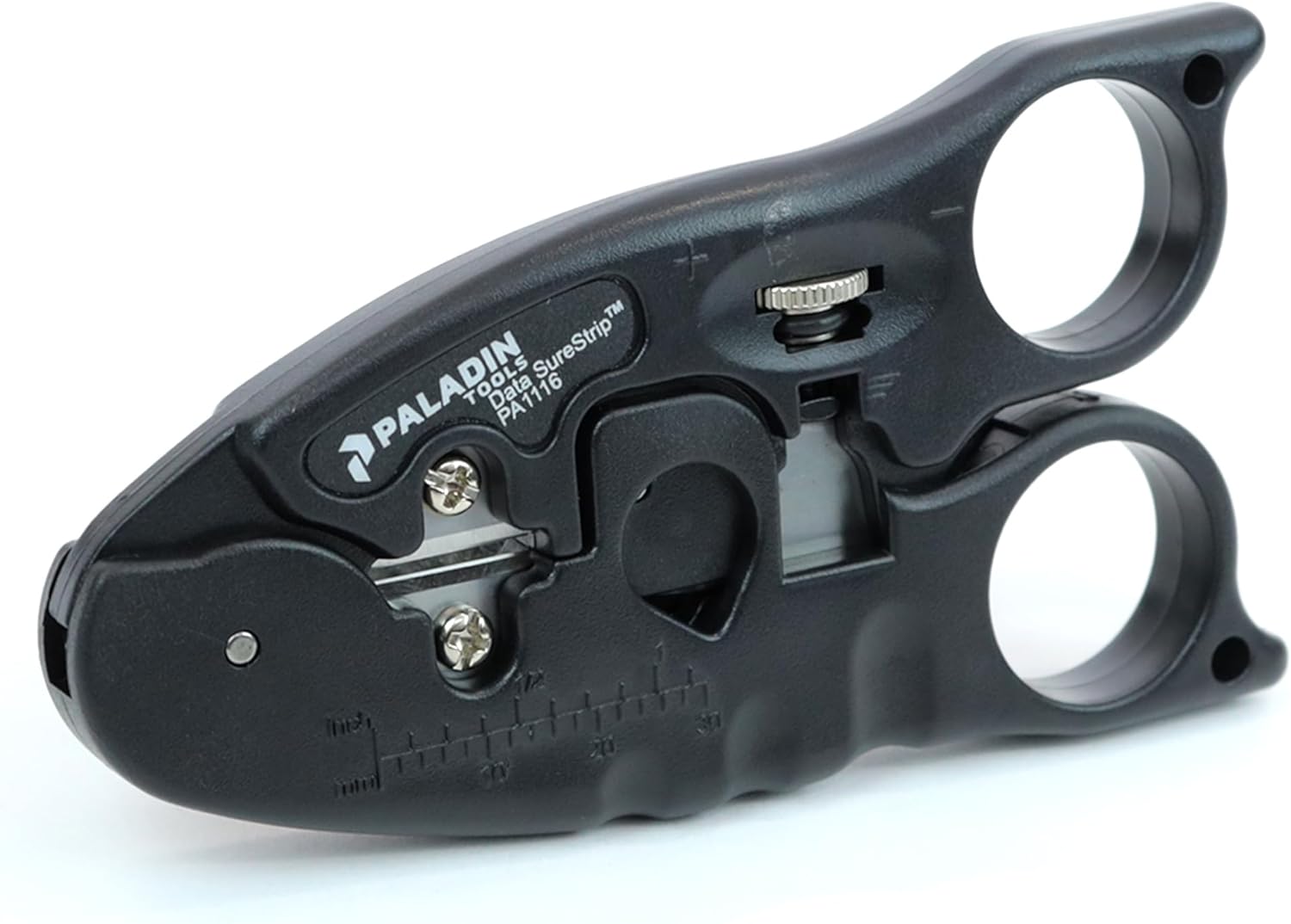 Paladin Tools PA4908 Network Tool Kit - VDV Technicians Kit - Wire Cutter, Wire Stripper, Scissors, Punchdown Tool, Plugs - RJ45 RJ11 RJ12 RJ22 (POE Ethernet)