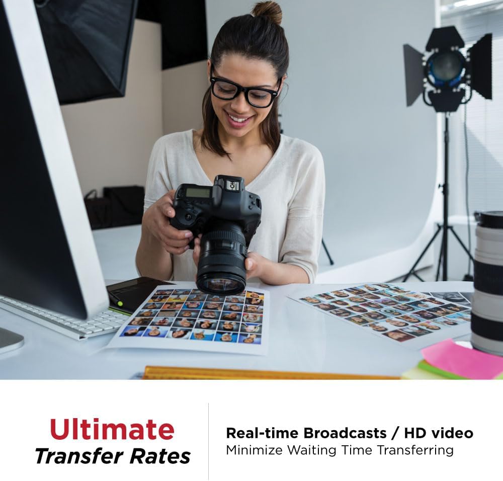 GIGASTONE 8GB SD Card 10-Pack UHS-I U1 Class 10 SDHC Memory Card Full HD Video Canon Kodak Olympus Digital Camera, with 10 mini Cases