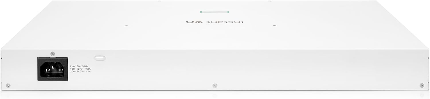 HPE Networking Instant On Switch Series 1930 24-Port Gb Smart-Managed Layer 2+ Ethernet Switch with PoE | 24x 1G | 4X SFP+ | 24x CL4 PoE 370W | US Cord (JL684B#ABA)