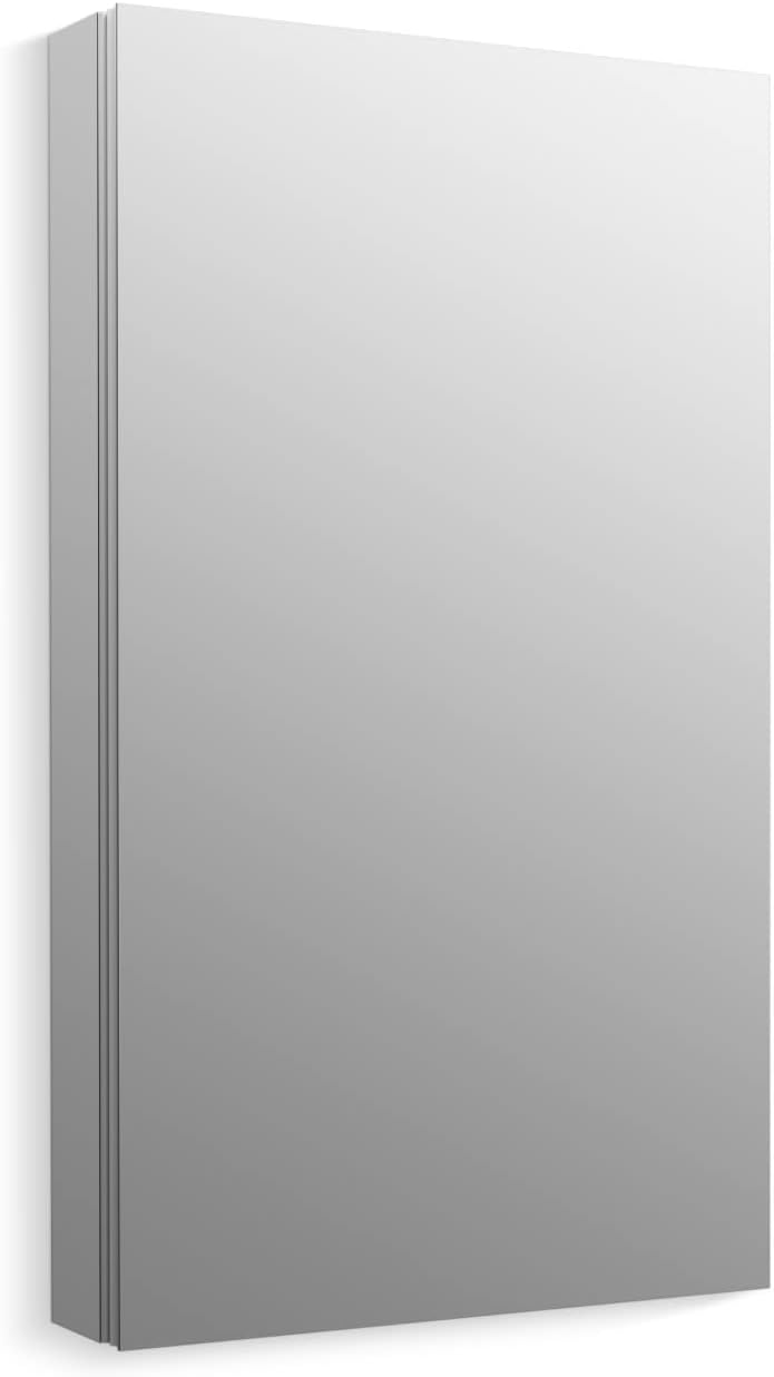 KOHLER K-28031-NA Verdera Medicine Cabinet with Slow-Close Mirror Door & Adjustable Shelves, Rectangular Frame, 24" x 40"