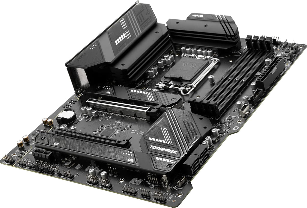 MSI MAG B760 Tomahawk WiFi Gaming Motherboard (Supports 12th/13th/14th Gen Intel Processors, LGA 1700, DDR5, PCIe 5.0, M.2, 2.5Gbps LAN, USB 3.2 Gen2, HDMI/DP, Wi-Fi 6E, Bluetooth 5.3, ATX)