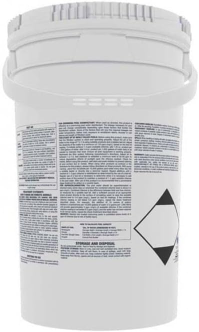 Doheny's 3-Inch Stabilized Chlorine Tablets for Sanitizing Swimming Pools | 99% Pure Tri-Chlor, 90% Available Chlorine | Long-Lasting, UV-Protected, Slow-Dissolving | Individually Wrapped 50lb Bucket