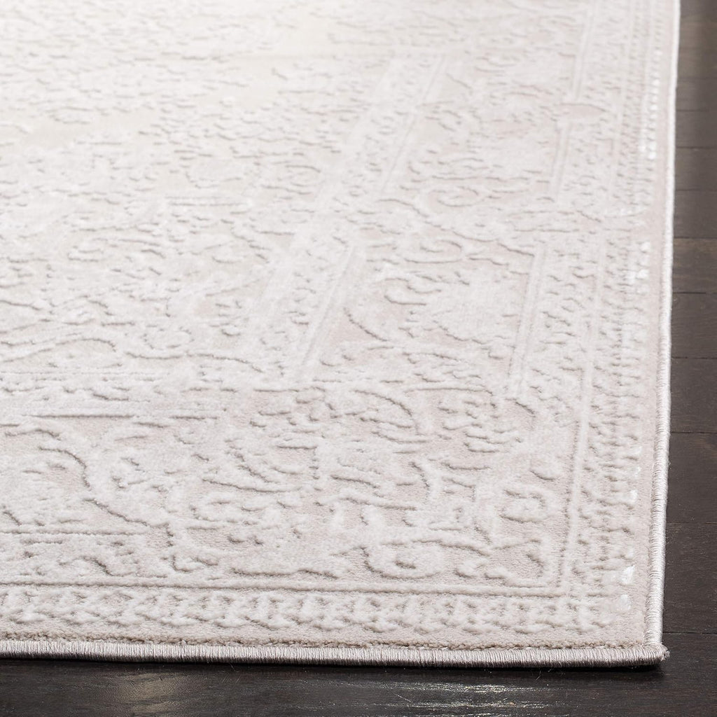 SAFAVIEH Area Rug 9x12 - Reflection Collection - Large - Cream & Ivory, Non-Shedding & Easy Cleaning, Ideal for Living Room, Bedroom, Dining Space (RFT664D)