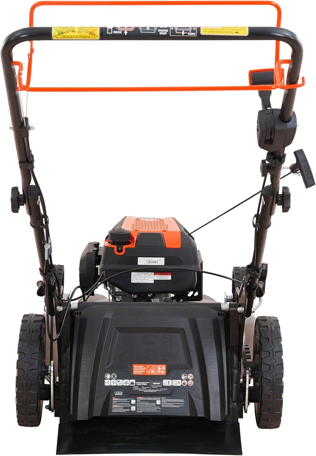 24 in. 201 cc Select PACE 6 Speed CVT High Wheel RWD 3-in-1 Gas Walk Behind Self-Propelled Lawn Mower W/Recoil Start