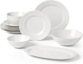 kate spade new york Wickford 14-Piece Dinnerware Set, 14 Count, White