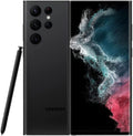SAMSUNG Galaxy S22 Ultra 5G, US Version, 256GB, Phantom Black - Unlocked (Renewed)