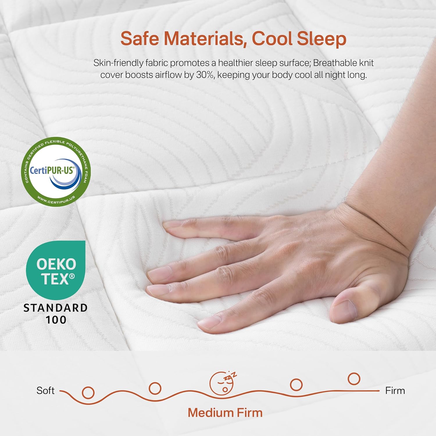 Queen Size Mattresses, 14 Inch Hybrid Queen Mattress in a Box, Cooling Gel Memory Foam Mattresses with Individual Pocket Springs, Pressure Relief, Medium Firm Feel, Edge Support, 365-Night Trial