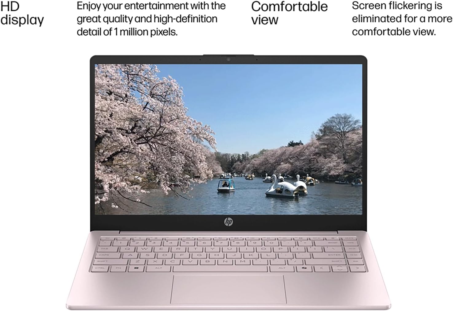 HP Ultrabook Laptop with Copilot AI • Microsoft 365 • 16GB RAM • 256GB SSD + 128GB Storage • Intel 4-Core CPU • WiFi 6 • Windows 11 • 2026 Edition