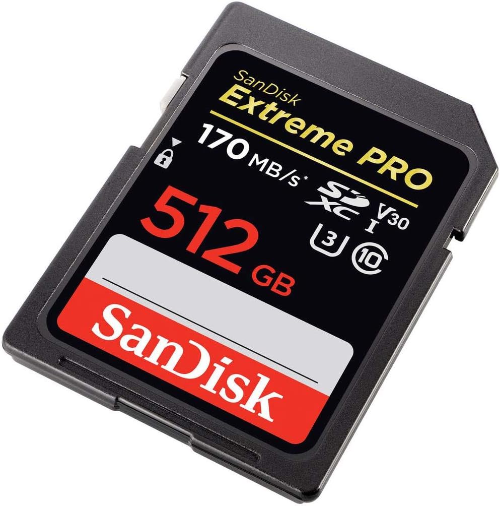 SanDisk 512GB Extreme PRO UHS-I SDXC Memory Card