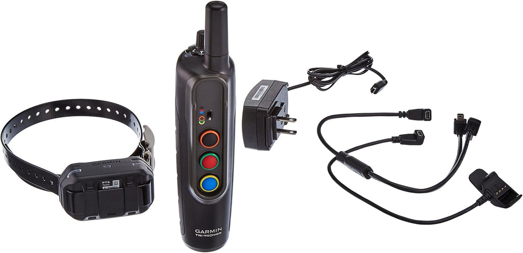 Garmin Pro 70 Dog Training System, Black, 010-01201-00 and Garmin PT10 Dog Device Blue Collar (Pro 70/Pro 550)