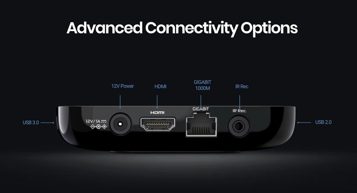 GTV 4K Media Streaming Box – Voice Remote, Dual-Band WiFi, 4K Ultra HD, Certified, Powerful Streaming Player