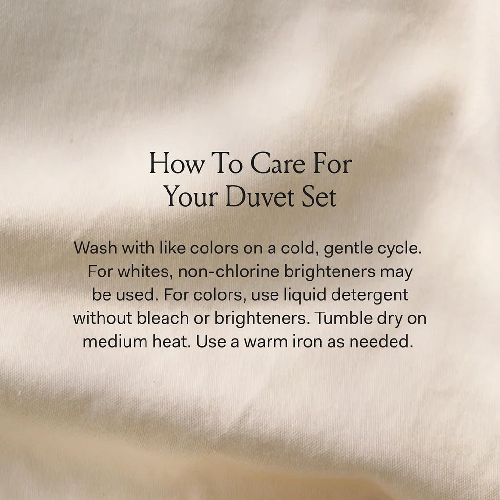 BOLL & BRANCH Signature Hemmed Duvet Set - Full/Queen, Sageleaf - Luxury 100% Organic Cotton - 1 Duvet Cover, 2 Shams - Buttery Soft, Hidden Closures