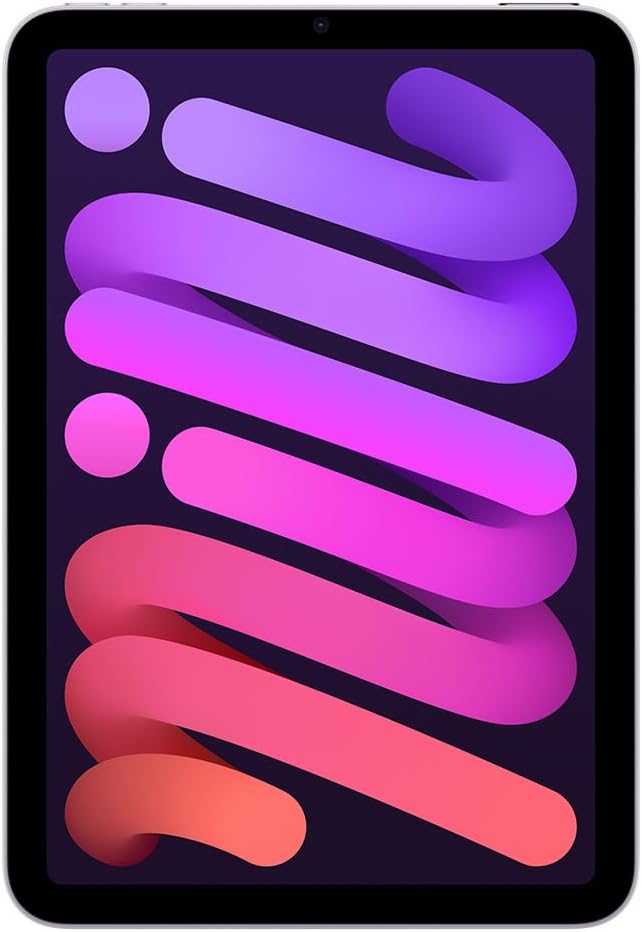 Apple iPad mini (A17 Pro): Apple Intelligence, 8.3-inch Liquid Retina Display, 128GB, Wi-Fi 6E, 12MP Front/12MP Back Camera, Touch ID, All-Day Battery Life — Purple